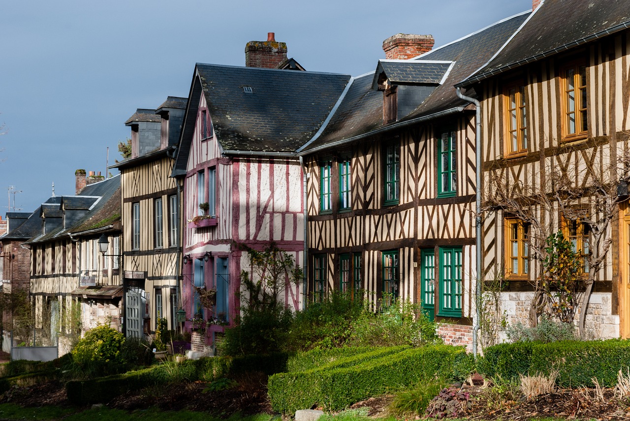 maisons colorees de la normandie 2g